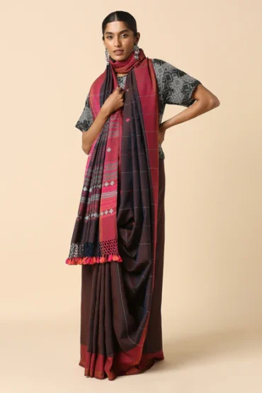 Aentic Kishkindha Bhujodi Extra Weft Cotton Saree