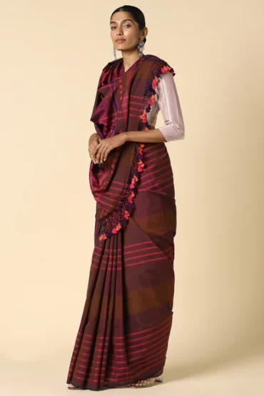 Aentic Heritage Bhujodi Cotton Saree