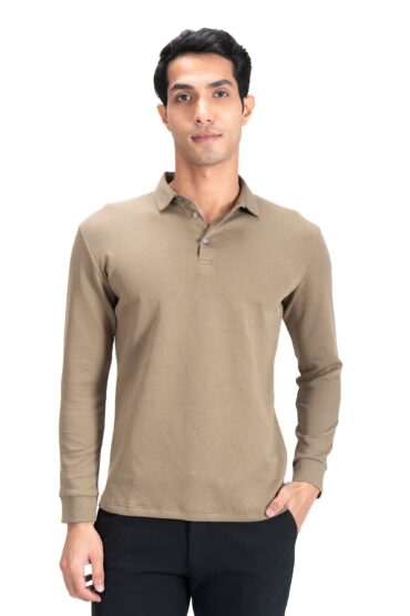 Legacy Polo sweater- Khaki Olive