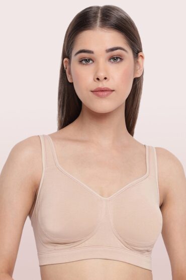 Aentic Encircle Side Shaping Lift With Wide Strap Women's Cotton Everyday Full Support Bra - Non Padded, Wirefree, Full-Coverage - A142
