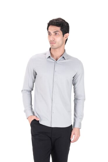 Cardinal Dobby Shirt - Silver Slate