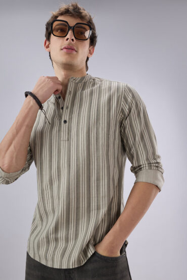 Elegant Grey Multicolor Kurta