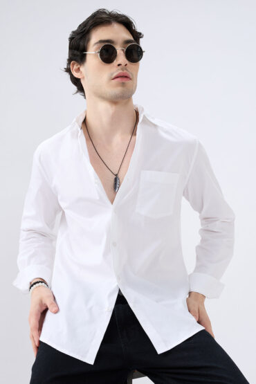 Minimal White Essentials Shirt