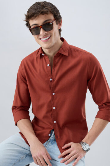 Solid Rust Everyday Shirt
