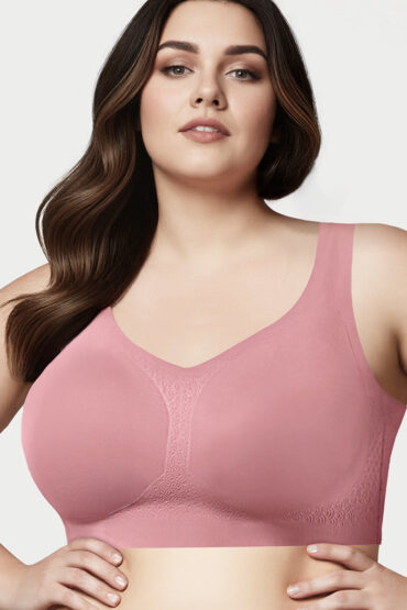 Aentic Innovations Invisi Minimizer, Ultra Smooth, Bonded, Mframe, Women's T-Shirt Bra - Seamless, No-Pinch, No-dig, Padded, Wirefree, Full Coverage- IO03(Available in Plus Sizes) (Nostalgia Rose)