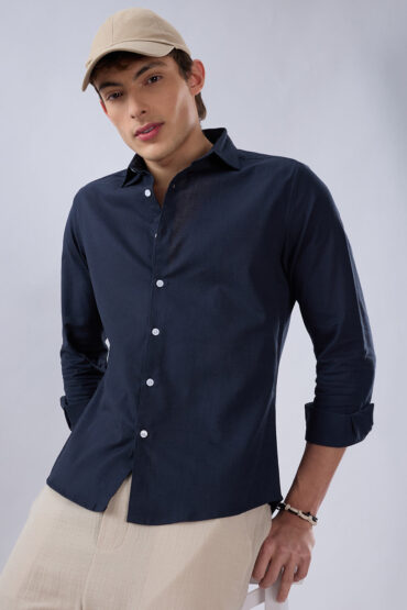 Solid Navy Everyday Shirt