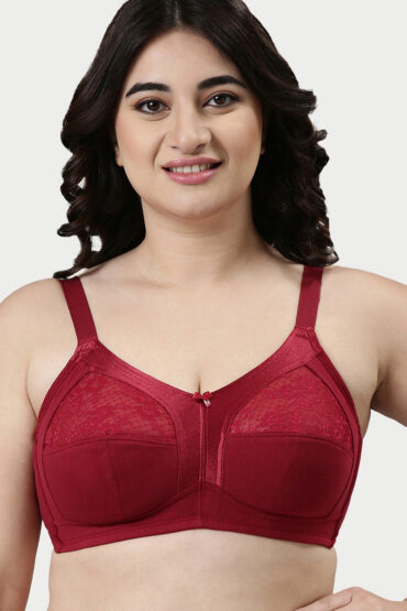 Aentic Innovations Fabcool M-Frame Side Shaper Panel  Women's Cotton Everyday Bra - Non Padded, Wirefree, Full Coverage - A014 (Available in Plus Sizes) (Masai)