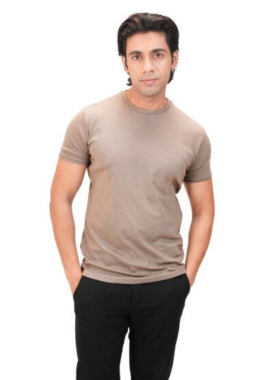 Absolute Cotton Crew - Desert Taupe