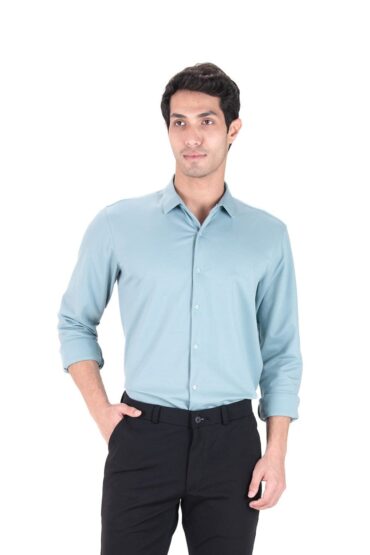 Cardinal Dobby Shirt - Steel Blue