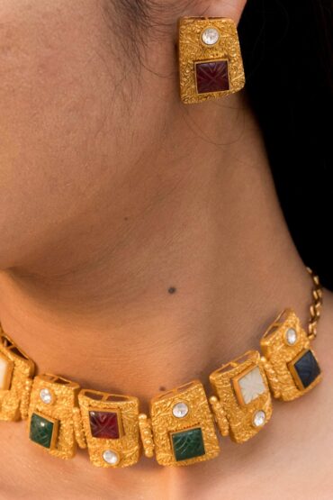 Varnika Era ? Artistic Heritage Choker Necklace