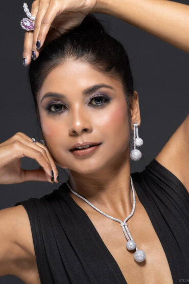 Drop Diamond Swarovski Necklace set