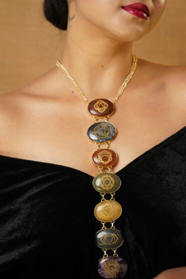 Seven Chakra Statement Necklace
