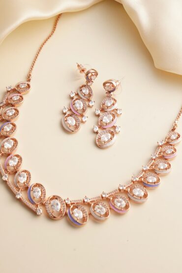 Laisha Meenakari Enamel Necklace set