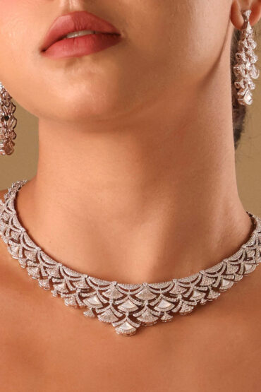 Luxe Diamond Statement Necklace