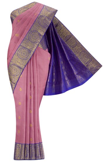 Pink Kanjivaram Silk Saree