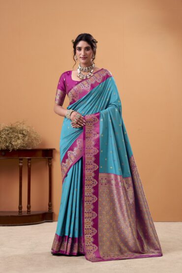 Banarasi Satin Silk Designer Saree