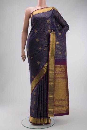 Blue Kanjivaram Silk Saree
