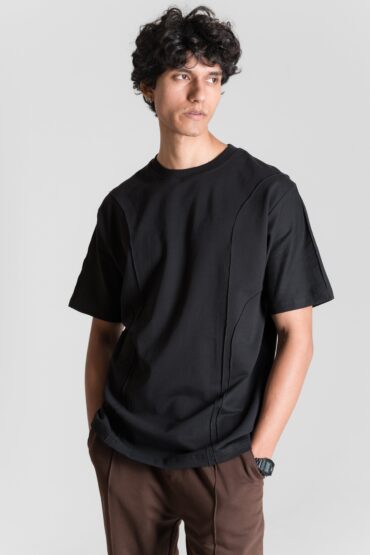 Heavy Relaxed Ridge T-shirt ? Black