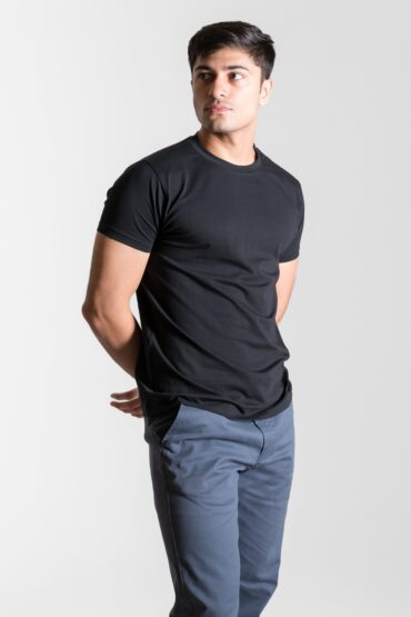 Stretch Slim Fit T-shirt ? Black