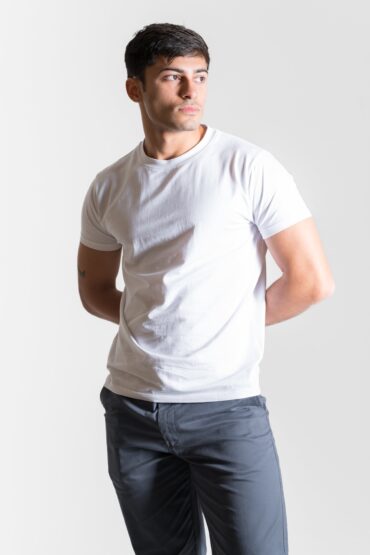 Stretch Slim Fit T-shirt ? White