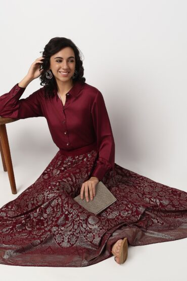 Satin Full Sleeve Shirt