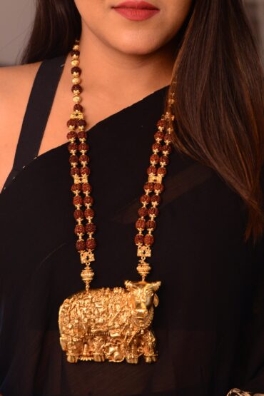 Kamdhenu Divine TempleJewellery Necklace