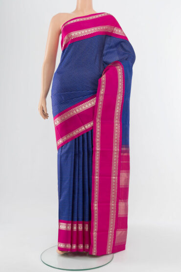 Royal Blue Kanjivaram Silk Saree