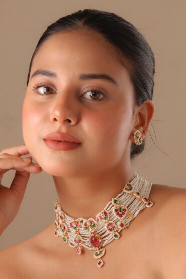 Saanjhana Ratna Pearl Choker