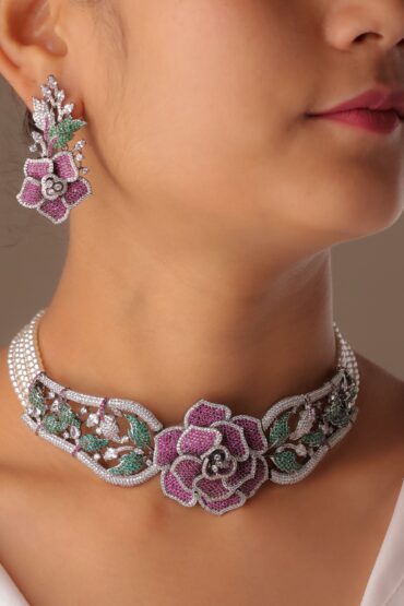 Vireya  Couture Choker Set