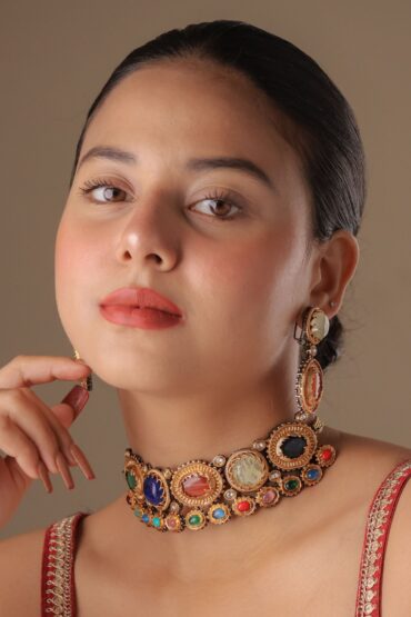 Royal Navratna Choker Set