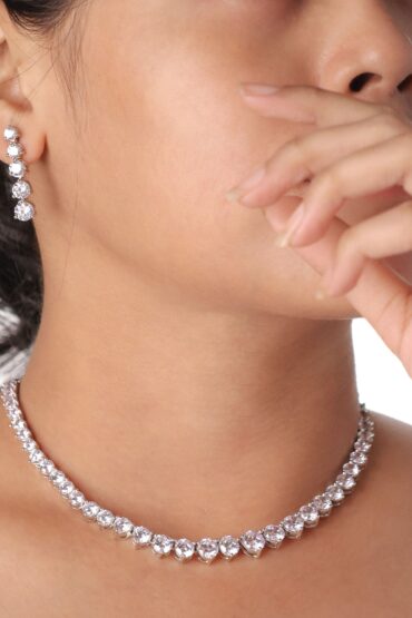 Eternal Spark Tennis Necklace Set