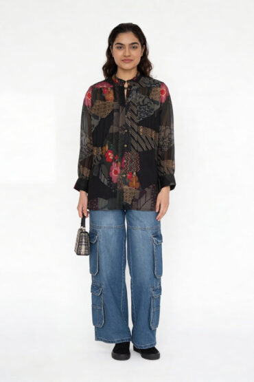 Printed Flared Tunic