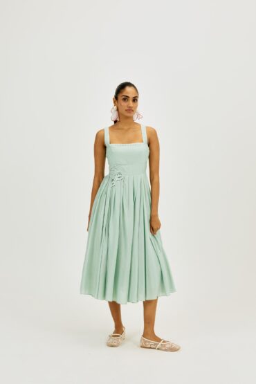 Cuna Pleated Dress