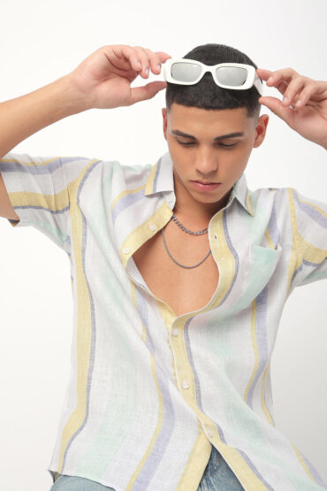 Voguish Multicolour Striped Shirt