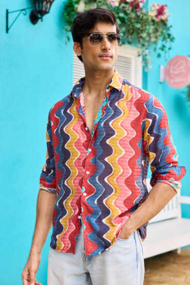 Chromatic Wave Psychedelic Shirt