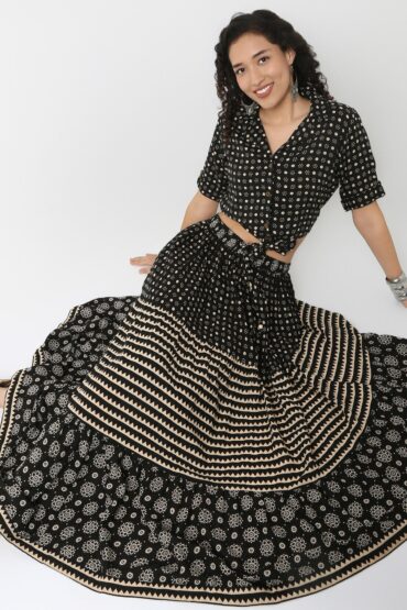 Boxy Tie-Front Shirt