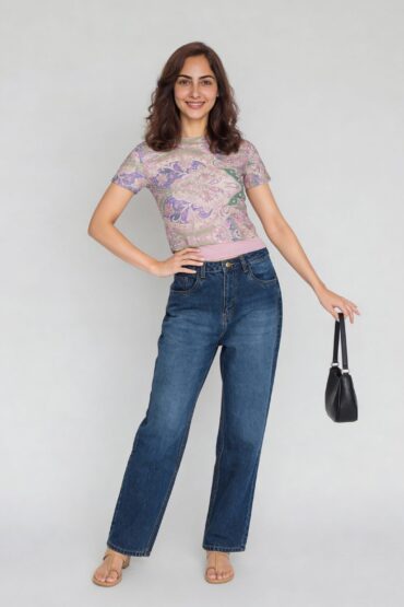 Ruched Half Sleeve Crop Top