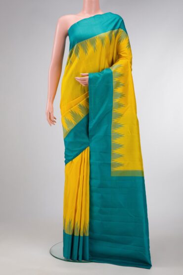 Yellow Kanjivaram Silk Saree