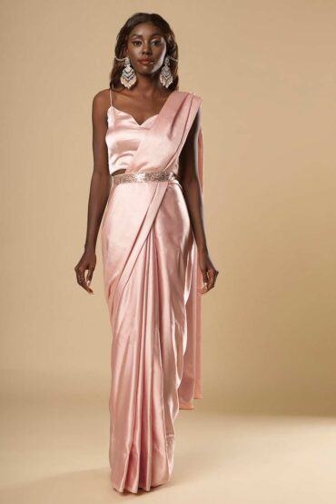 Dolce Satin Bridesmaid Aentic Saree