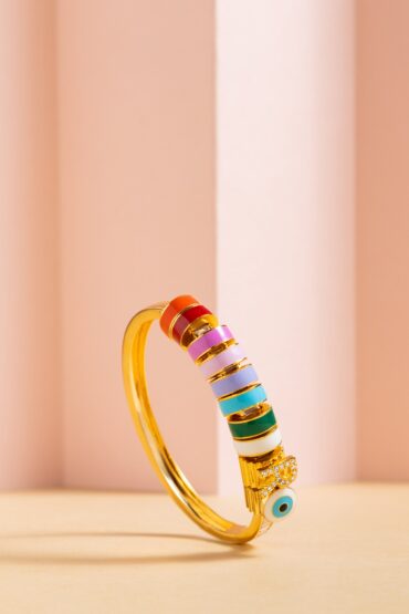 Memories Iniziale Evil Eye Multicolour Bracelet (Eight Charms)