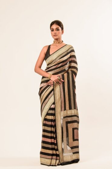 Pure Handwoven Khaddi Banarasi Saree