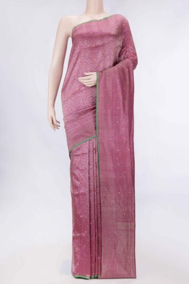 Pink Dual Tone Banarasi Silk Saree