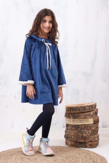 Frozen Dream Velvet Tunic Dress