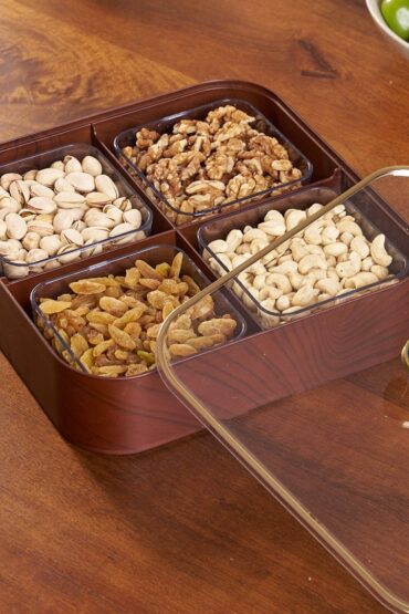 Moisture-Proof Wooden Serving Tray (Single Layer)