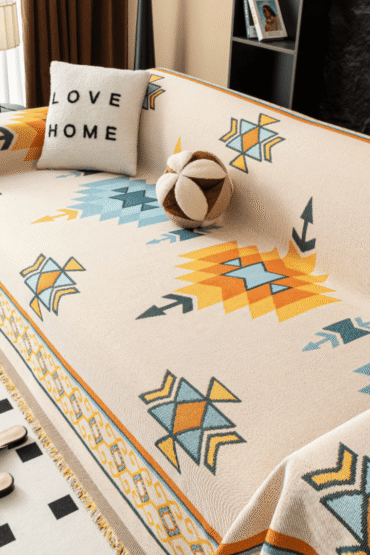 Elegance Chenille Sofa Cover :[EM-SC-01] (Style-1)