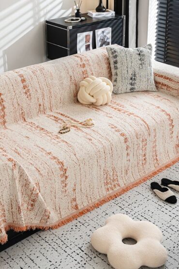 Chenille Soft Textured Anti-Slip Full Sofa Cover