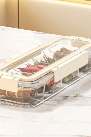 Portable Food Grade Multi-Compartment Storage Box