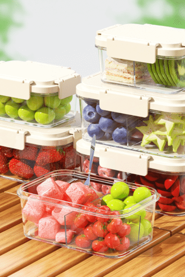 Multi-Purpose Leakproof Food Storage Container with Compartments