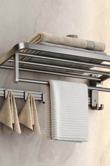 Wall-Mounted Towel Organizer