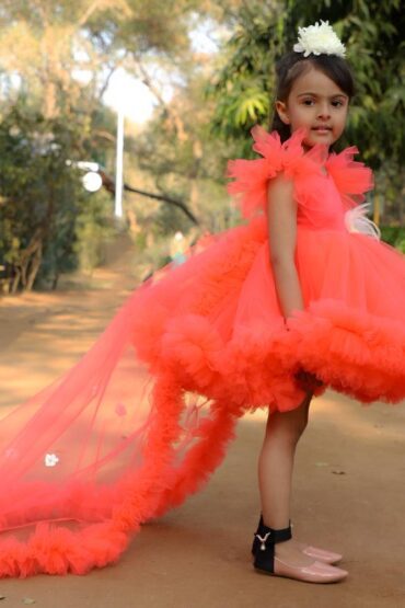 Coral Blush Tail Dress